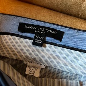 Men’s Banana Republic Dress Pants Slim Fit 33-30